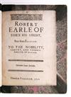 SCOTT, THOMAS.  Robert Earle of Essex his Ghost.  2 parts in one vol.  1624 [part 2 title dated 1642]